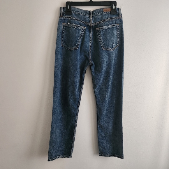 GRLFRND Helena Button Front High-Rise Straight Crop Leg Jeans - Picture 6 of 14